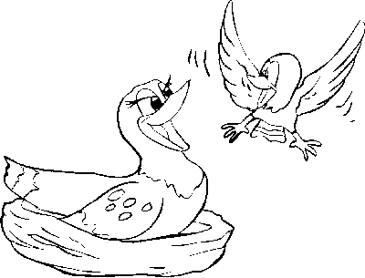 Väritettävä kuva lapsille