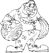 Väritettävä kuva lapsille