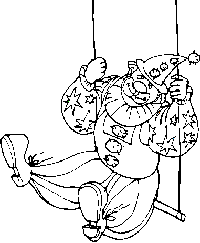 Väritettävä kuva lapsille