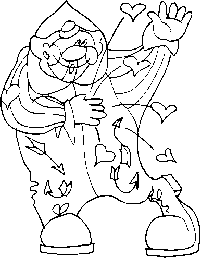 Väritettävä kuva lapsille