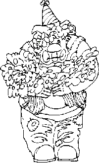 Väritettävä kuva lapsille