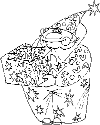 Väritettävä kuva lapsille