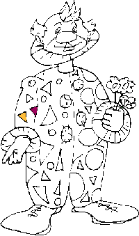 Väritettävä kuva lapsille