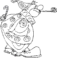 Väritettävä kuva lapsille