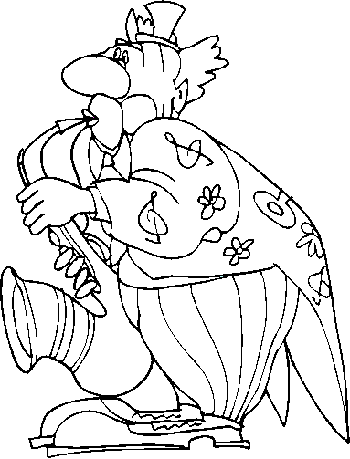 Väritettävä kuva lapsille