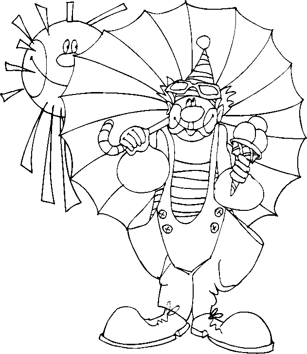 Väritettävä kuva lapsille