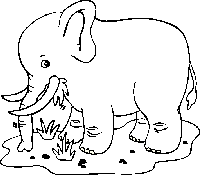 Väritettävä kuva lapsille