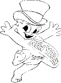 Väritettävä kuva lapsille