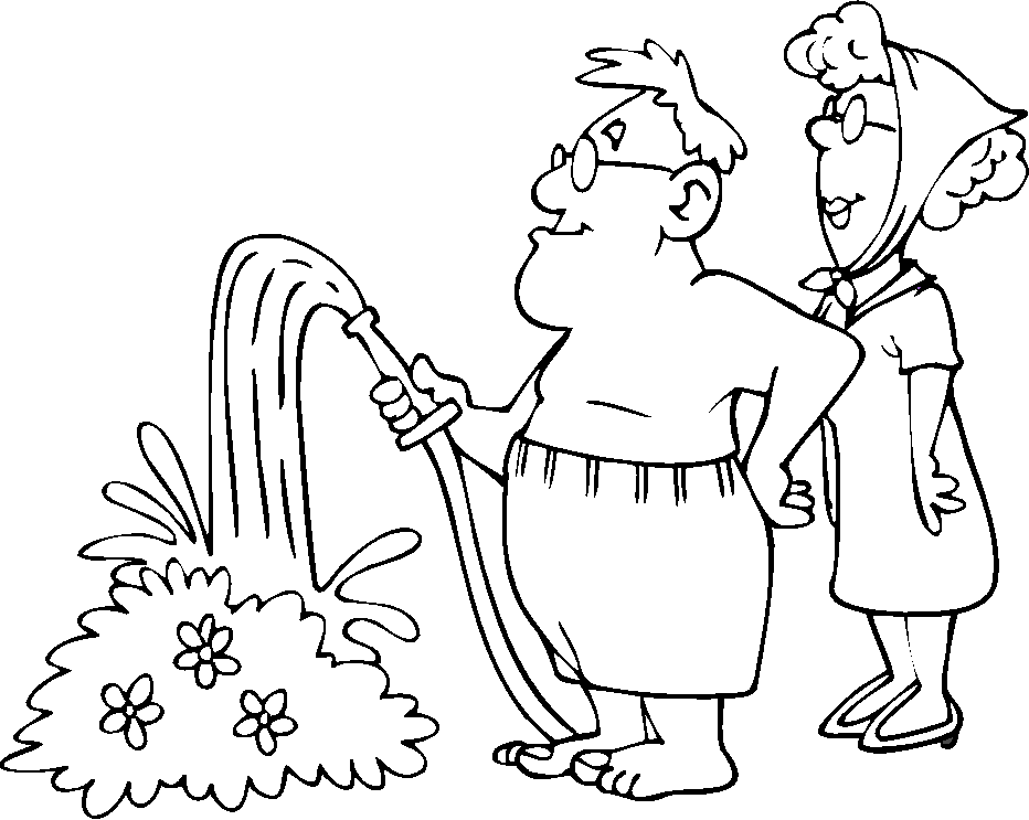 Väritettävä kuva lapsille