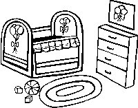 Väritettävä kuva lapsille