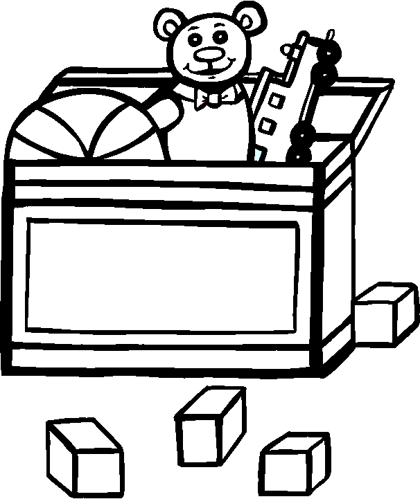 Väritettävä kuva lapsille